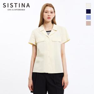 [SISTINA] 인기 코튼 오픈 칼라 셔츠_AWWSTO21130
