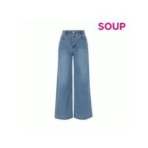 [숲]SOUP 와이드 일자 데님 팬츠 SA4DP31