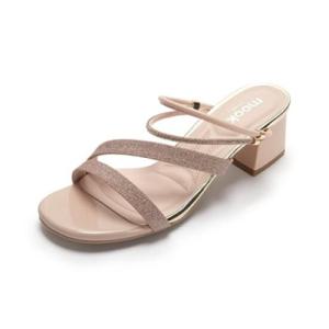 [무크]여성 샌들 5cm 핑크베이지 422507GR