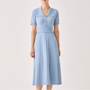 [인베스트]페미닌물결넥니트원피스_V2M1OP3081