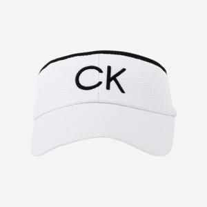 캘빈클라인골프 CK 리본 썬바이저 모자 화이트 CN2HC210101