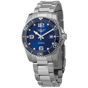 론진 하이드로콘퀘스트 오토매틱 블루 세라믹 베젤 41mm 남성용 시계 L3.781.4.96.6