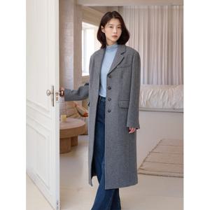 [올리브데올리브]울혼방 클래식 롱 단직 코트(OW4WHA51)