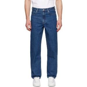 25 SS 아페쎄 남성 블루 마틴 데님 진 251252M186020