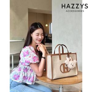 헤지스ACC  H소가죽 패치 토트 겸 숄더백 L HIBA4F109I2