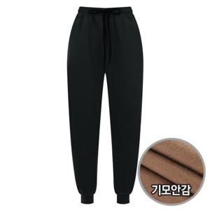 샵앤) 여성 방한 양기모 썸 국산 트레이닝 조거 팬츠N WG-WPT-20195-블랙