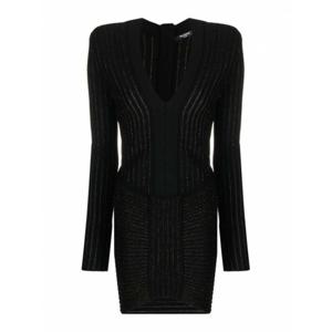 [BALMAIN] 여성 숏 미니 원피스 AF1R8425KD38EET 블랙 /8