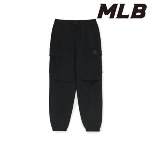 MLB (3APTB1351-50BKS) 스몰로고 양면지 카고 조거팬츠