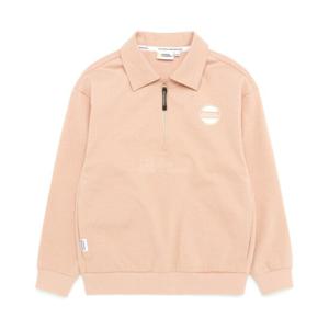 내셔널지오그래픽 키즈 K231USW210 하프 집업 카라 MTM PEACH BEIGE