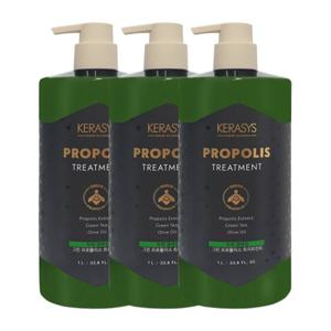 [려]케라시스 프로폴리스 그린 두피클렌징 트리트먼트 1000ml x3