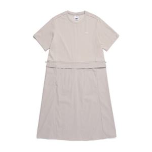 내셔널지오그래픽 N252WOP981 여성 하이브리드 반팔 원피스 BEIGE