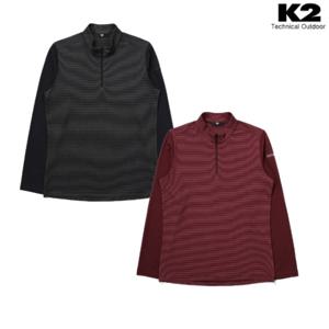 [K2] 여성 가을 스트라이프 집업 티셔츠 W KWU23288