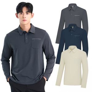 콜핑 남성 봄 하이쿨 등산 카라 긴팔 티셔츠 마아므(남) KWT4227M
