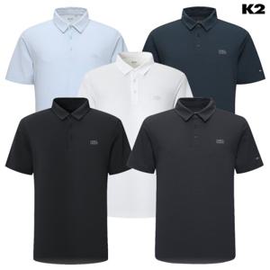 K2 남성 이태리 까르비꼬 소재 시원서커 ICE WAFFLE 폴로 티셔츠 KMM25249