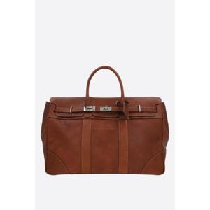 BRUNELLO CUCINELLI Country grainy leather weekend bag MBZIBU071C6608