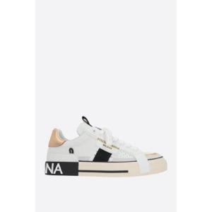 DOLCE & GABBANA Custom 2 Zero sneakers in smooth and Dauphine leather CS1863AO2228B996