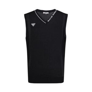 마스터바니에디션 남성 메쉬 로고 니트 베스트(411E2SV701)