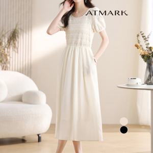 ATMARK 주름라인볼륨퍼프원피스_AA53OP012G