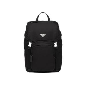 프라다 리나일론 앤 사피아노 레더 백팩 블랙 2VZ135-2DMG-F0002-V-HOL