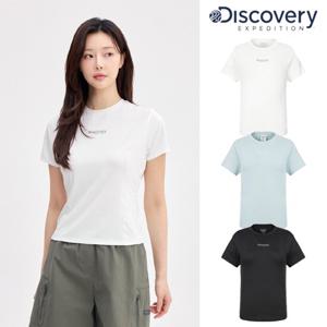 디스커버리 프레시벤트 여성 슬림핏 반팔티셔츠 (DWRS96053)