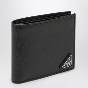 PRADA 블랙 사피아노 가로 지갑 2MO513QHH/Q_PRADA-F0002