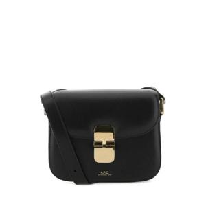 A.P.C. Black leather mini Grace crossbody bag PXBMWF61515 LZZ