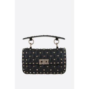 VALENTINO GARAVANI Rockstud Spike small quilted nappa crossbody bag 6W2B0123NAP0NO