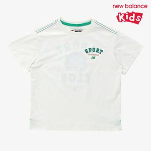 [뉴발란스]뉴발란스 키즈 서핑 그래픽 반팔티 NK9EE3703U-10 반
