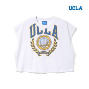 [UCLA]여성 크레스트 로고 크롭 슬리브리스(UB5ST53)