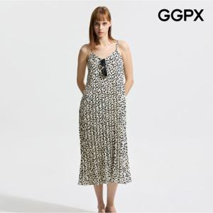 [GGPX] 레오파드 플리츠 뷔스티에 원피스 (GP5OP034F)