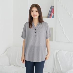 엄마옷 마담4060 잔도트블라우스 여름블라우스-ZBL2505043-