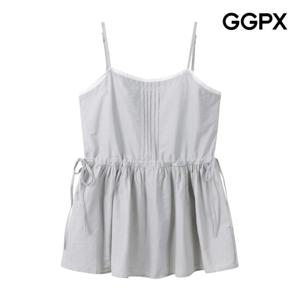 [GGPX] 레이스 트리밍 스트링 뷔스티에 블라우스 (GP5SH043F)