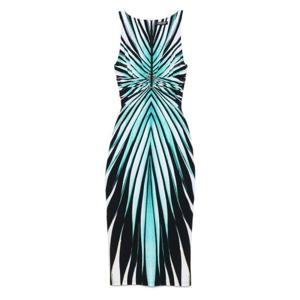 로베르토 카발리 원피스 VKT100 LNM33 04505 BLACK WHITE