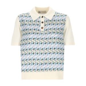 토리버치 폴로 티셔츠 147959105 NEW IVORY BLU