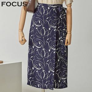 [포커스]FOCUS 랩리본스커트_FM1E7SK0591