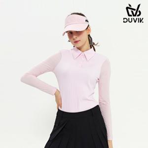 [듀빅]듀빅 여성 와이드카라 냉감 긴팔티셔츠 DD2WTS102PK