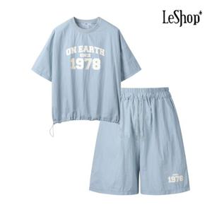 [르샵] 빈티지 플래닛 티셔츠 앤 팬츠 셋업 (BP5ST004A)