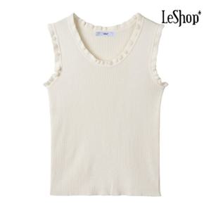 [르샵] 프릴 포인트 민소매 니트 (BP5KP013A)