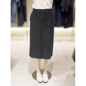 [숲]밴딩 앞트임 스커트 SB5SR83A