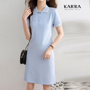 [카라]KARRA 라인배색피케이원피스_A3F0928