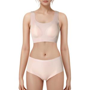 [엘르이너웨어]심리스노와이어브라팬티EEWBRBP472PK