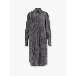 TOTEME Striped Kimono-Sleeve Shirtdress 253WRD0201