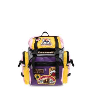 Dsquared2 X Invicta 로고 아플리케 폴드오버 탑 백팩 BPW003216808165 M4022 TP936045375