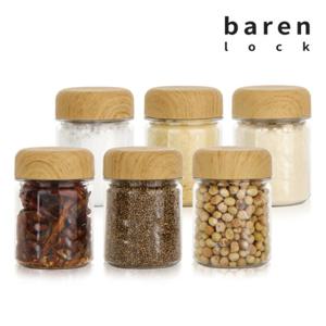 바른락 트라이탄 양념통 180ml(소) 6P (우드 체리)