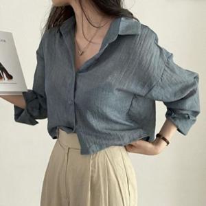 여름남방 셔츠 네추럴 gauze면 3 Color MFNC030036 폴