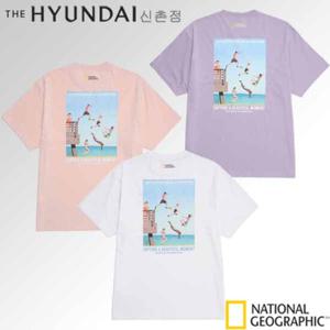 [내셔널지오그래픽]MW N222UTS410 공용 핫썸머 컨셉 반팔티 (세미오버핏)