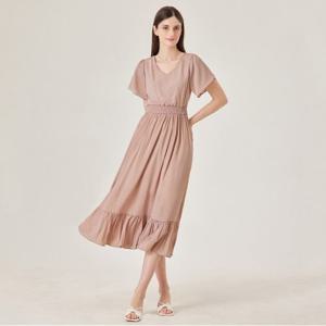 [인베스트]날개소매스모킹쉬폰원피스_IN4M1OP3821