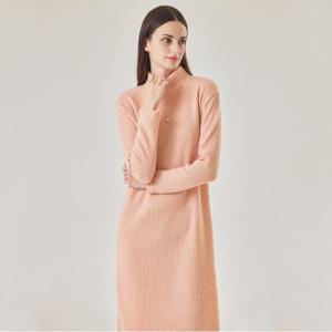 [인베스트]베이직폴라넥골지니트원피스_IN3W6OP3000