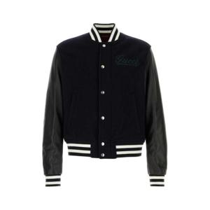 구찌 남성 블랙 Varsity 봄버 자켓 794814Z8BS9 4215
