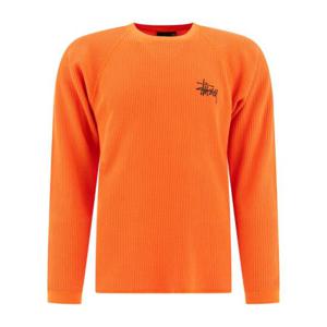 스투시 남성 오렌지 Basic Stock 긴팔 티셔츠 11403560602 ORANGE